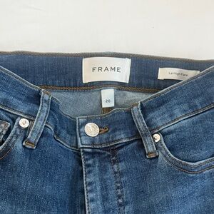 Frame Denim Blue Flare Jeans